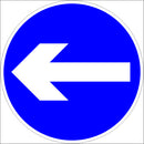 Keep Left Sign 600x600 Correx