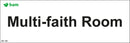 Door signs - Multi-faith Room