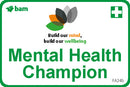 Mental Health Champion - hard hat sticker (18 piece)