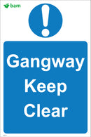 Gangway Keep Clear