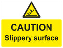 CAUTION Slippery surface 600mm x 450mm in Frames