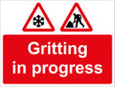 Gritting in progress 600mm x 450mm in Frames