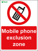 Phone exclusion Sign 450x600 Correx