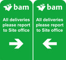 Free Standing double sided Sign 500mm x 900mm EcoFlex