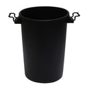 Black Contractor Plastic Dustbin 80 Ltr