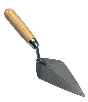 Bullnose pointing store trowel