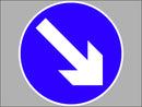 Temporary Sign - Directional Arrow Right - 610