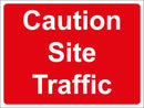 Temporary Sign - Caution Site Traffic