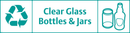 Waste Sign - Clear Glass