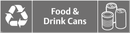 Waste Sign - Food & Drink Cans
