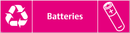 Waste Sign - Batteries