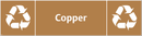 Waste Sign - Copper