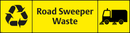 Waste Sign - Road Sweeper Waste