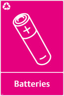 Waste Sign - Batteries