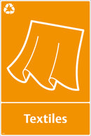 Waste Sign - Textiles