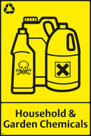 Waste Sign - Household & Garden Chemicals