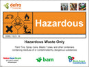 Waste Sign - Hazardous