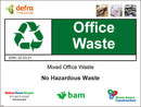 Waste Sign - Office Waste