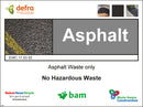 Waste Sign - Asphalt