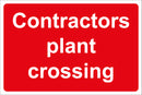 Contractors plant crossing 600mm x 400mm Correx