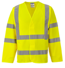 Hi Vis Long Sleeved Vest - Velcro