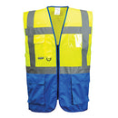 Two Tone Executive Zipped Hi Vis Vest