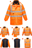 Hi-Vis 7-in-1 Jacket RIS