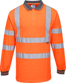 Hi Vis Long Sleeved Poloshirt