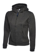 Ladies Classic Full Zip Hooded Sweatshirt 300GSM