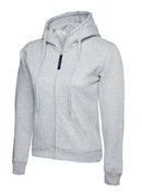 Ladies Classic Full Zip Hooded Sweatshirt 300GSM