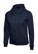 Ladies Classic Full Zip Hooded Sweatshirt 300GSM
