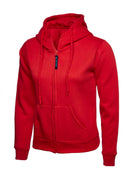Ladies Classic Full Zip Hooded Sweatshirt 300GSM
