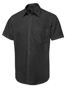 Mens Tailored Fit Short Sleeve Poplin Shirt