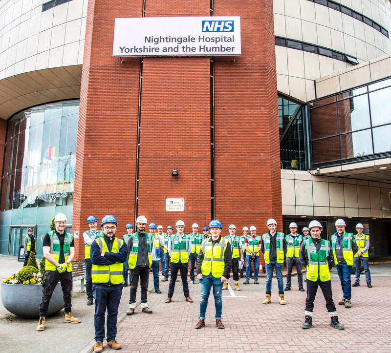 BAM Site Direct support Harrogate NHS Nightingale Hospital