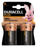 Duracell Plus D Battery Pk2-1168135
