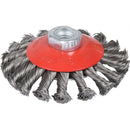 115Mm X M14 Twist Knot Beveled Brush
