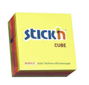Value Stickn Sticky Notes Cube 76x76mm Neon Assorted 21012-41906HP
