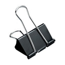 FOLDBACK CLIPS 25MM BLACK PK12-2306613