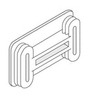 Selkent Channel End Cap Black