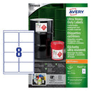 Avery B3427-50 Ultra Resistant Labels 50-32745J