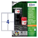 Avery B3483-50 Ultra resistant labels-32746J