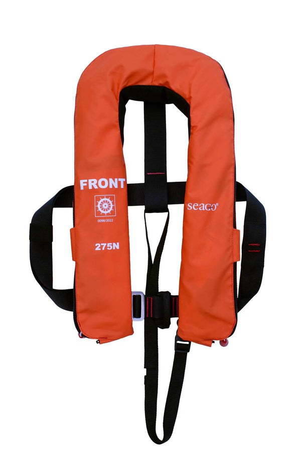 Solas Twin Automatic Life Jacket with Harness Orange