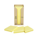 Postit Recyc Pad 76x76 Ylw 654 Pk16-0080354
