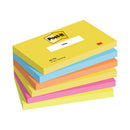 Post-It Notes Wrm Neon 127x76 Pk6-0080615