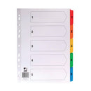 1-5 INDEX MULTI TAB WHT A4-9029921