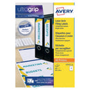 Avery Lsr Lbls 4L/Sh Wht Box 25Sht-0070232