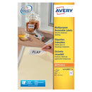Avery Remv Lsr Lbls Wht 12L/Sht Bx25-2012050