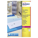 Avery Clr Lsr Lbls 21Lbl/Sht Bx 25-0070567