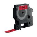 DYMO D1 LABELMAKER TAPE 12MM BLK/RED-6030046