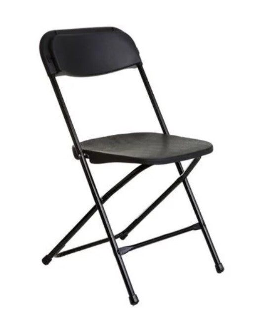 Folding Chair - Charcoal - 82(H) x 45(W) x 55(D)cm